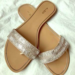Aldo Glitter Sandals